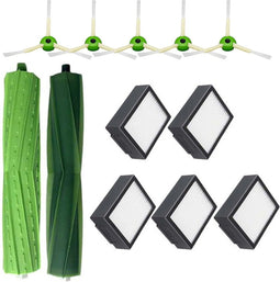 Stofzuiger Vervangingsset Geschikt Voor iRobot Roomba E5, E6, E7 & i7 - Filterset - Robot Stofzuiger Vervanging Kit - 12-Delig