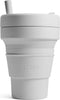 Stojo - Biggie Cup - Koffie / Theebeker - 470 ml - Herbruikbaar - Opvouwbaar - Cashmere