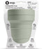 Stojo - Biggie Cup - Koffie / Theebeker - 470 ml - Herbruikbaar - Opvouwbaar - Sage