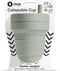 Stojo - Biggie Cup - Koffie / Theebeker - 470 ml - Herbruikbaar - Opvouwbaar - Sage