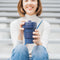 Stojo - Biggie Cup - Koffie / Theebeker - 470 ml - Herbruikbaar - Opvouwbaar - Denim