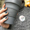 Stojo - Biggie Cup - Koffie / Theebeker - 470 ml - Herbruikbaar - Opvouwbaar - Carbon