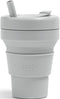 Stojo - Biggie Cup - Koffie / Theebeker - 470 ml - Herbruikbaar - Opvouwbaar - Cashmere