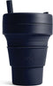 Stojo - Biggie Cup - Koffie / Theebeker - 470 ml - Herbruikbaar - Opvouwbaar - Cashmere