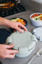 Stojo - Bowl - Vershouddoos / Lunchbox - met Deksel - 1065 ml - Opvouwbaar - Herbruikbaar - Sage