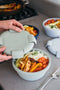 Stojo - Bowl - Vershouddoos / Lunchbox - met Deksel - 1065 ml - Opvouwbaar - Herbruikbaar - Sage