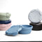 Stojo - Bowl - Vershouddoos / Lunchbox - met Deksel - 1065 ml - Opvouwbaar - Herbruikbaar - Carnation