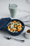 Stojo - Bowl - Vershouddoos / Lunchbox - met Deksel - 1065 ml - Opvouwbaar - Herbruikbaar - Denim