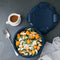 Stojo - Bowl - Vershouddoos / Lunchbox - met Deksel - 1065 ml - Opvouwbaar - Herbruikbaar - Denim