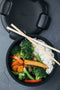Stojo - Bowl - Vershouddoos / Lunchbox - met Deksel - 1065 ml - Opvouwbaar - Herbruikbaar - Denim