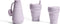 Stojo - Pocket Cup - Koffie / Theebeker - 355 ml - Herbruikbaar - Opvouwbaar - Purple