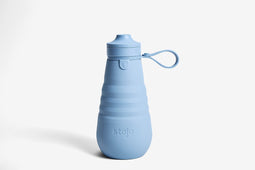 Stojo - Sport Drinkfles - 590 ml - Steel - Opvouwbaar - Herbruikbaar - Blauw