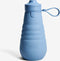 Stojo - Sport Drinkfles - 590 ml - Steel - Opvouwbaar - Herbruikbaar - Blauw