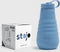 Stojo - Sport Drinkfles - 590 ml - Steel - Opvouwbaar - Herbruikbaar - Blauw