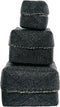 Bazar Bizar - The Beaded manden zwart - set van 3