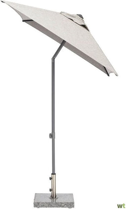 Stokparasol easy push 150x210 antraciet/grijs