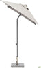 Stokparasol easy push 150x210 antraciet/grijs