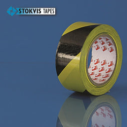 Stokvis afzetlint 50mm x 30 meter geel/zwart (CT310201)