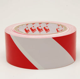 Stokvis afzetlint 50mm x 30 meter rood/wit (CT310101)