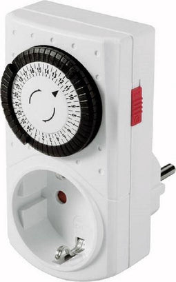 Stopcontact-schakelklok Analoog Dagprogramma 3680 W IP20 GAO 15GB/3A/9339C4