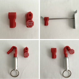 StopLock 6mm rood afmeting 38 | 5x18mm