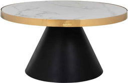 Richmond Interiors Salontafel Odin 80Ø (Gold)
