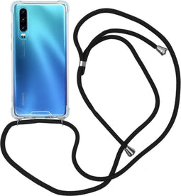 iMoshion Hoesje Geschikt voor Huawei P30 Hoesje Met Koord - iMoshion Backcover met koord - Transparant