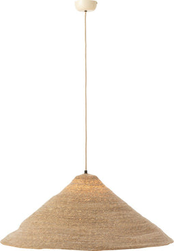 J-Line hanglamp Hoed Moonj - gras - naturel - large