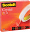 Plakband scotch crystal 600 19mmx66m transparant | 12 stuks