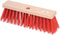 Straatbezem 29cm rood kunststof PPN