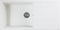 STRADOUR CUBE ingebouwde spoelbak, in SMC WHITE UNI - 17, 1 kom, maat 100 * 50 cm, handmatig afval