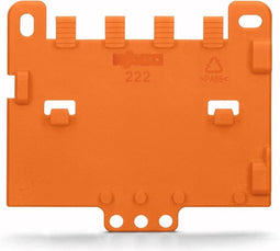 Strain Relief Plate For Snap-On Fixing To Mounting Carrier