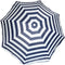 Strandparasol navy blue stripes 180 cm