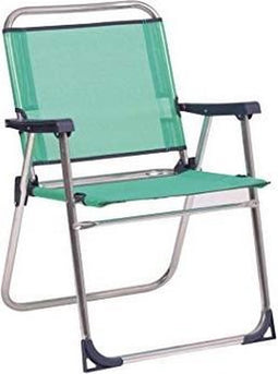 Strandstoel Alco 631 ALF/30 Aluminium Vast Groen 57 x 78 x 57 cm (57 x 78 x 57 cm)