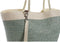 Strandtas DKD Home Decor 43 x 10 x 28 cm Beige Bruin Groen (2 Stuks)