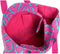 Strandtas DKD Home Decor Blauw Groen Oranje Fuchsia 55 x 14 x 35 cm (3 Stuks)