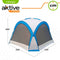 STRANDTENT AKTIVE MUGGENNET VOOR DE CAMPING 350 X 260 X 350 CM - blauw/grijs