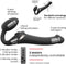 Strap-On-Me - Strap-on Multi Orgasm Remote Controlled 3 Motors Black S