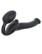 Strap-On-Me Strapless Voorbinddildo - zwart - maat XL