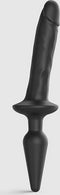Strap-On-Me - Switch Plug-in Realistic Dildo Black S