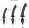 Strap-On-Me - Switch Plug-in Semi-Realistic Dildo Black L