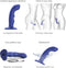 Strap-On-Me - Wave - Tapping Dildo - Met Tapping Functie - Blauw