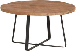 Strauss salontafel Ø70 teakhout - Naturel | Meubelplaats
