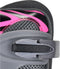 Street Rider Inlineskates Junior Aluminium Roze/grijs Mt 29-32