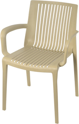 Stretto terrasstoel taupe