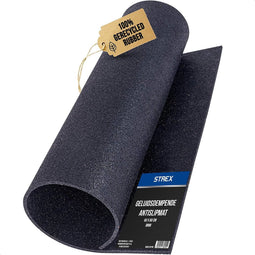 Strex Anti Trillingsmat Wasmachine en Wasdroger - 60 x 60 CM - Geluidsdempende Antislip Mat - Trillingsdemper - Rubber Mat