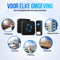 Strex Draadloze Deurbel met 2 Ontvangers Op Batterij - Plug & Play - 300 Meter - 4 Volume / 58 Melodieën - IP55 Waterdicht