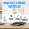 Strex Externe DVD Speler En Brander - Met Hoes - CD/DVD - Plug & Play - USB 3.0 DVD Speler - Geschikt voor Windows, Mac en Linux - Optical Drive