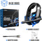 Strex Gaming Headset met Microfoon Blauw - PC + PS4 + PS5 + Xbox One + Xbox Series