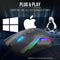 Strex Gaming Muis met RGB LED - 3200 DPI - 7 Knoppen - Windows en MAC - Game Muis